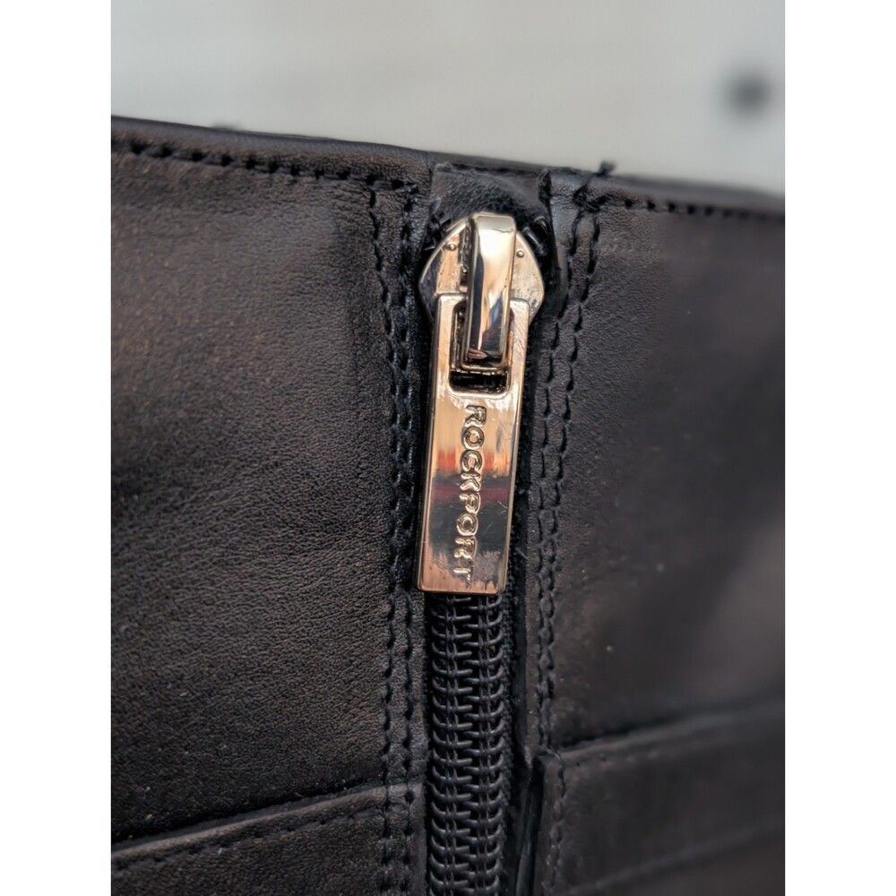 Rockport Harper Black Leather Tall Riding Boots | Size 7.5M | truTECH Comfort - Picture 5 of 7